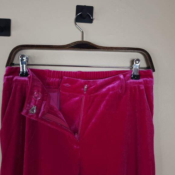 Six/Fifty Adeline Velour Raspberry Pant Women’s Size S - Picture 8 of 11